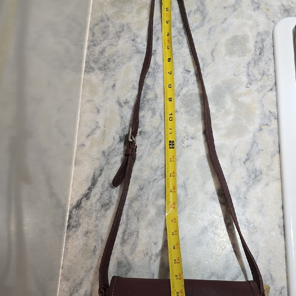 Coach Rich Dark Brown Vintage Leather Shoulder/Crossbody Bag - Picture 15 of 15